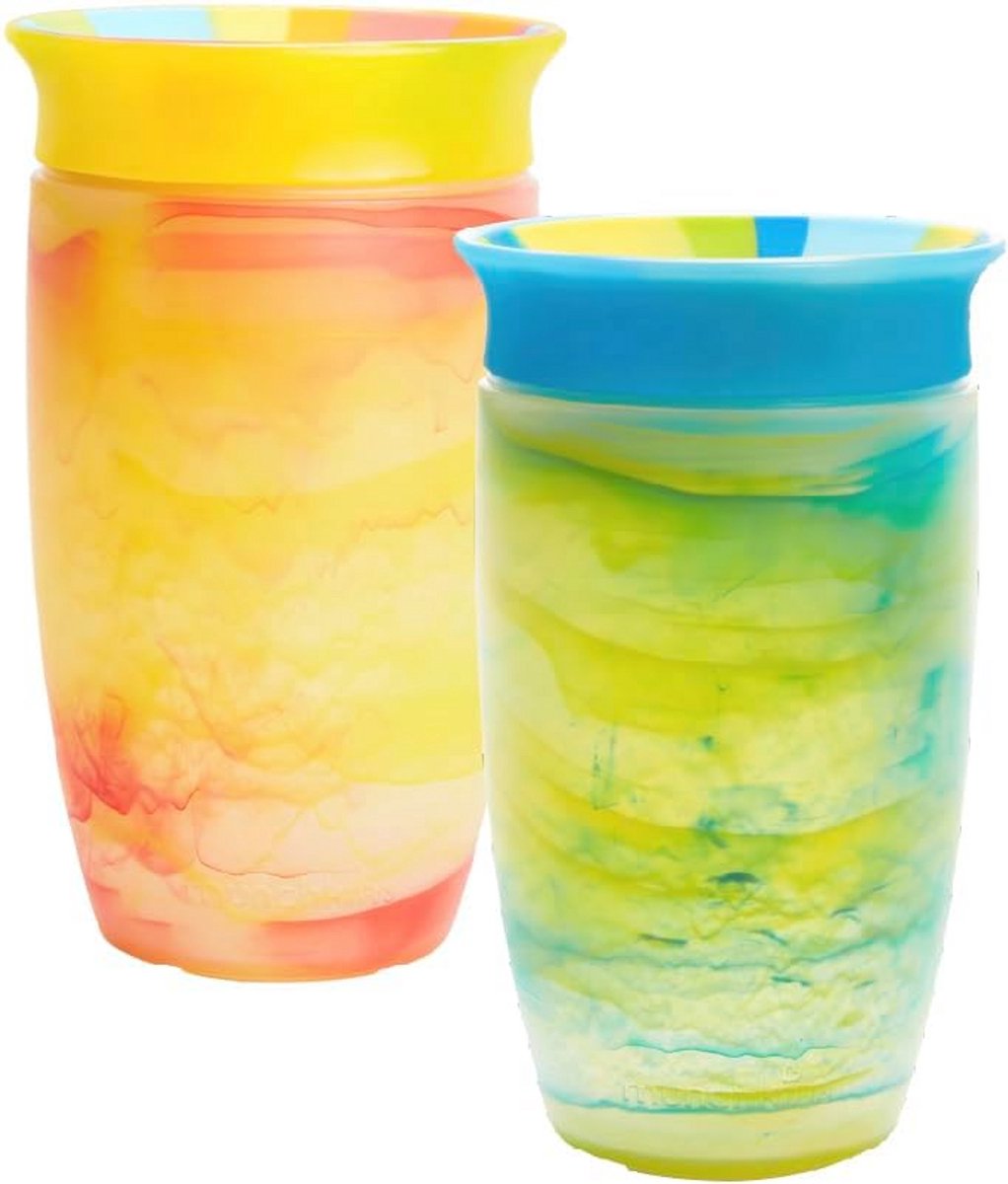 360° Sippy Cups voor Baby's en Peuters - Set van 2 - Spill Free Design - BPA Vrij - Afwasmachinebestendig