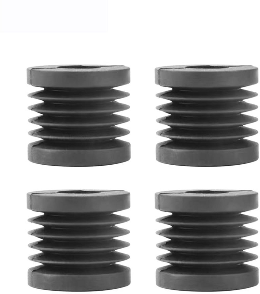 4 Stuks Schokabsorberende Voetsteunen voor 3D-Printers – Duurzaam Rubber, Anti-Vibratie Voetmatten