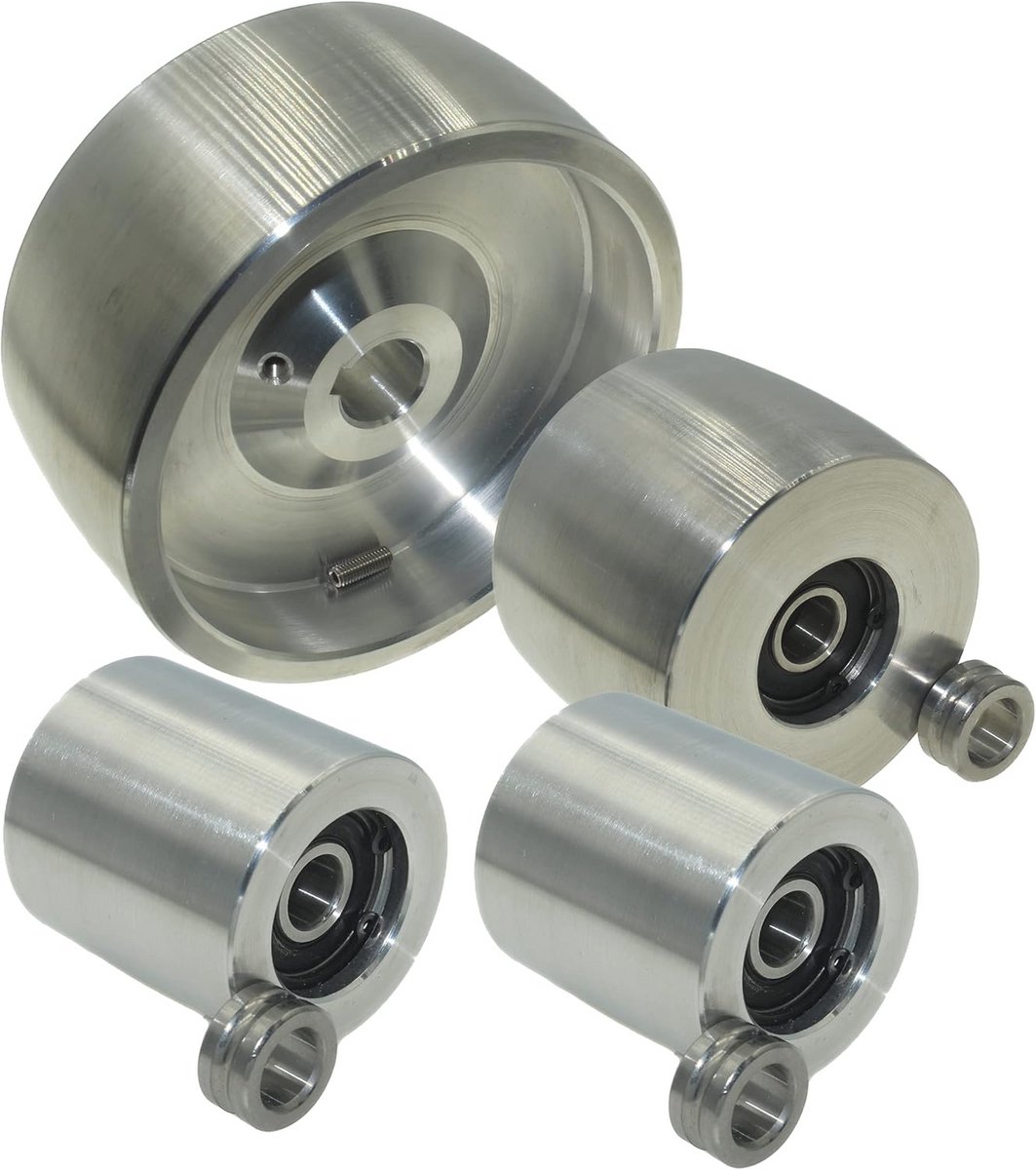 Aluminium riemslijper wielset voor precisiebewerking