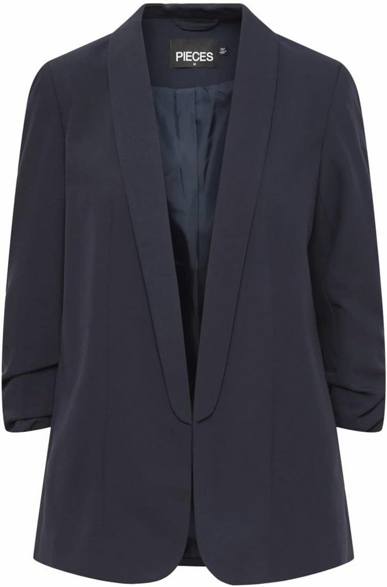 Dames Blazer 3/4 met Mouwen in Nachtblauw - XL