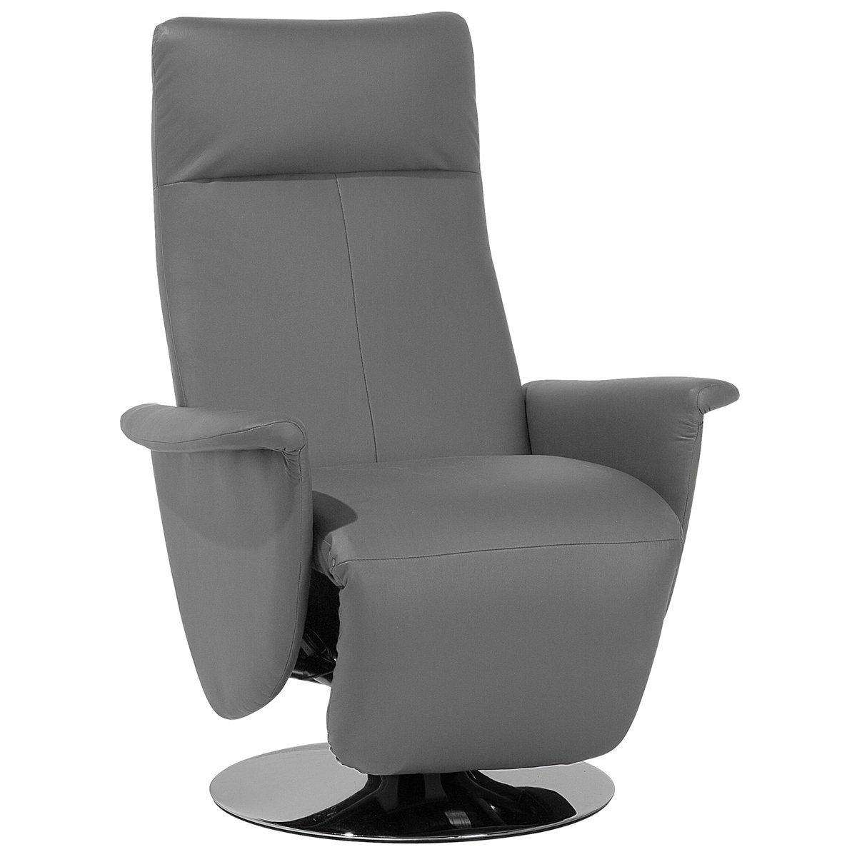 BELIANI PRIME TV-fauteuil Grijs Kunstleer Verstelbaar - BELIANI - €389,99