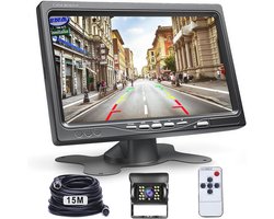 Achteruitrijcamera met 7 inch LCD-monitor – Nachtzicht, Waterdicht, 12V-24V