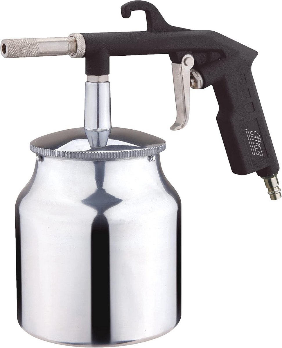 Zandstraalpistool voor compressor met 6 mm mondstuk en 1 l zandtank, max. druk 8 bar