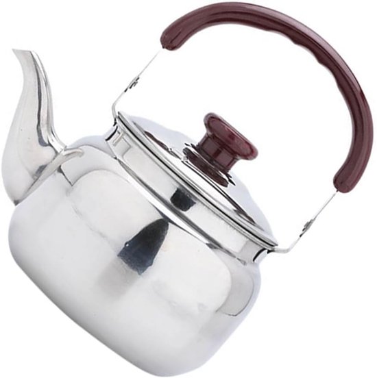 Waterketel 750 ml roestvrij staal vintage fluitketel voor keuken en camping — afbeelding 3