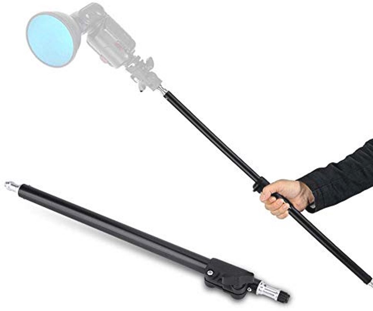 Verstelbare Fotostatief Extensie 45-74 cm met Microfoonhouder