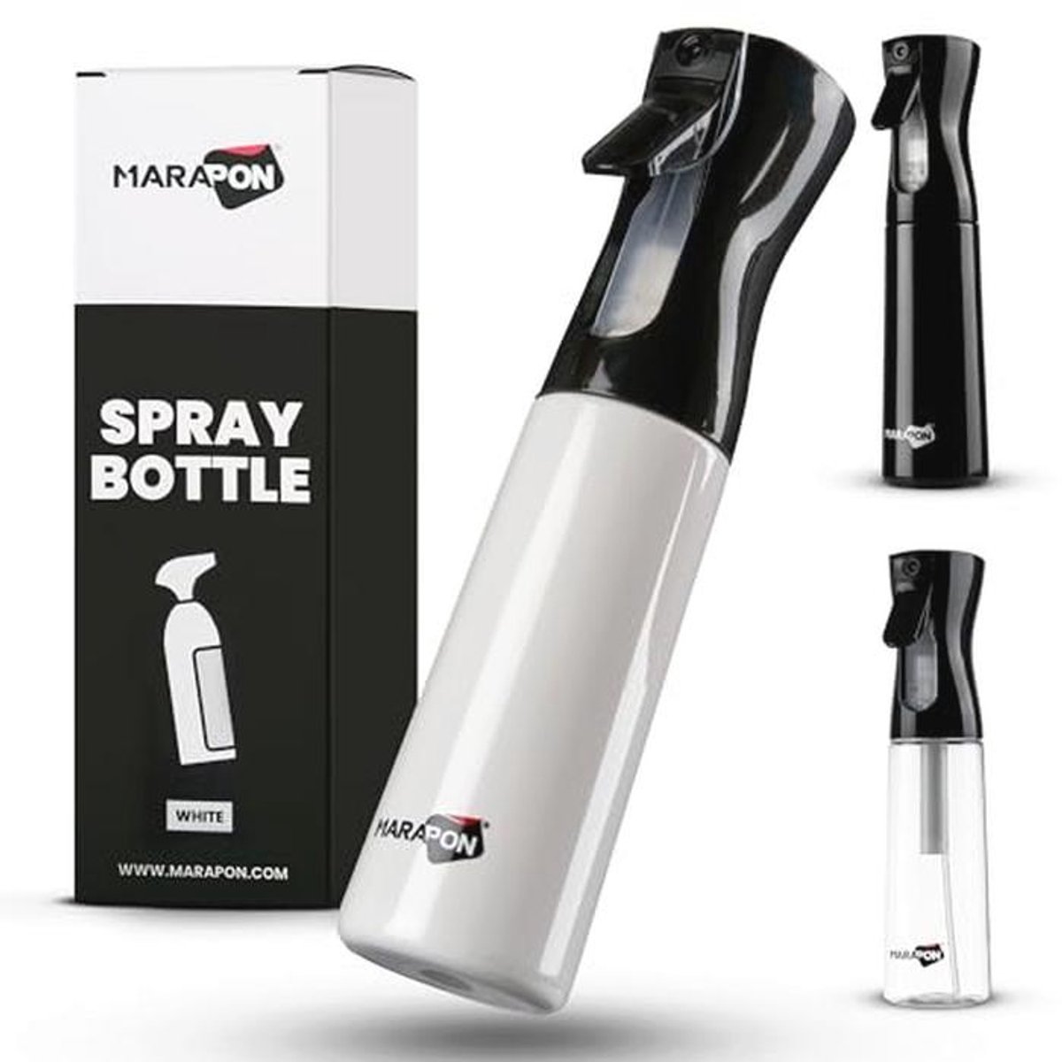 Spuitfles 300 ml met verstuiverfunctie voor hairstyling en huishouden