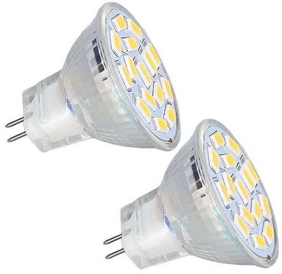 LED MR11 12V 3W Lamp Set van 2 - Warm Wit Licht voor ...