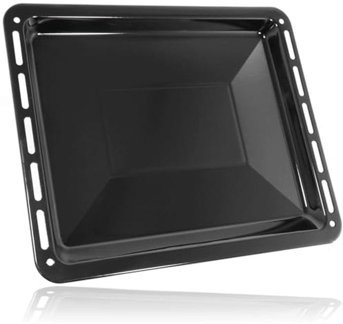 Grote Vitreous Enamel Oven Griddle Geschikt voor Belling Stoves & New World (455mm x 370mm)