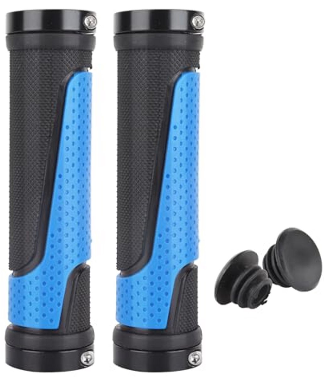 Anti-slip Fiets Stuurgrepen - Ergonomische Rubber Handvatten voor Mountainbikes en Racefietsen