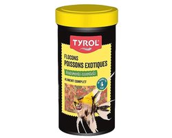Voedzame Vlokken voor Exotische Vissen - Compleet Visvoer met Essentiële Voedingsstoffen | 50g | 250ml
