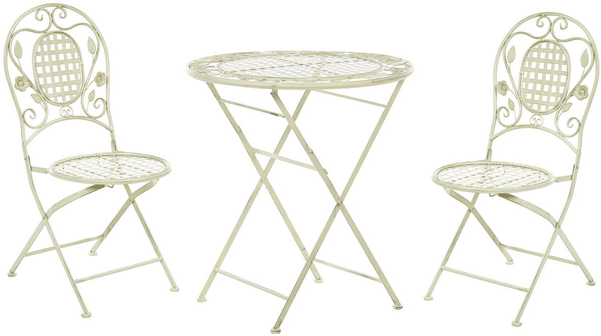 Bol.com BELIANI BIVIO - Bistroset voor 2 - Lichtgroen - IJzer aanbieding
