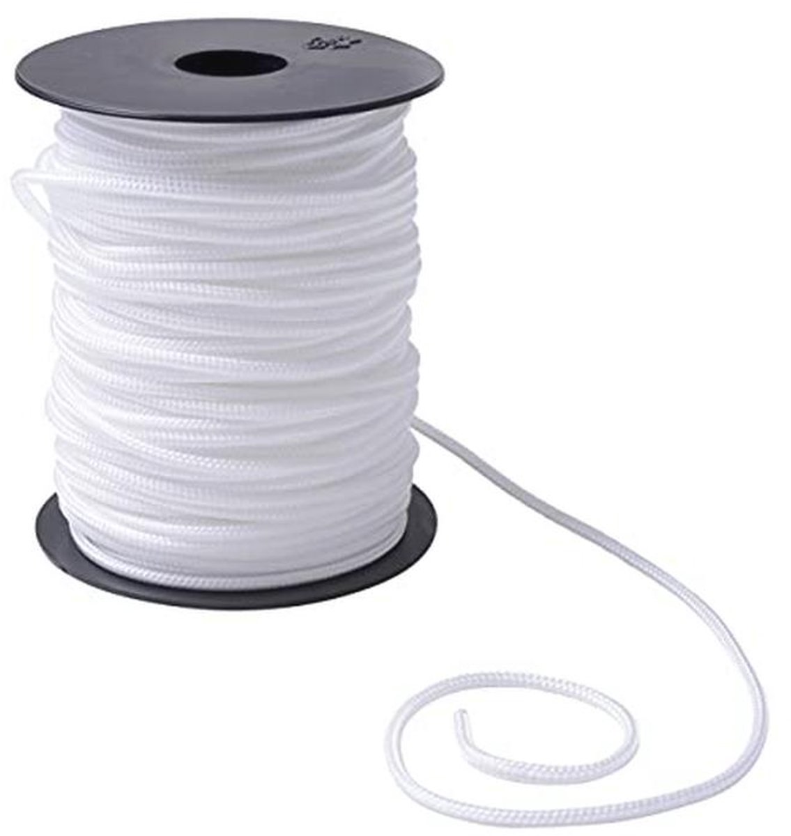 Wit nylon jaloeziekoord 50 meter - Touw voor gordijnen en jaloezieën - Dikte 3 mm