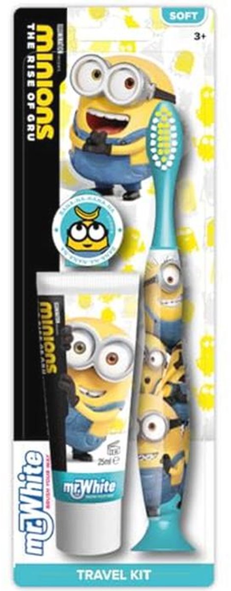 Handtandenborstel met Zuignap en Tandpasta 25 ml voor Kinderen