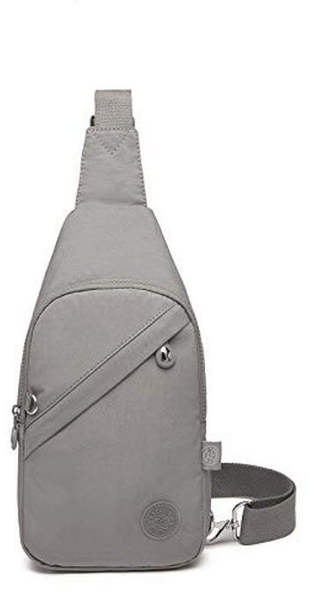 Lichtgewicht Grijze Crossbody Tas voor Vrouwen - Compacte Sling Bag