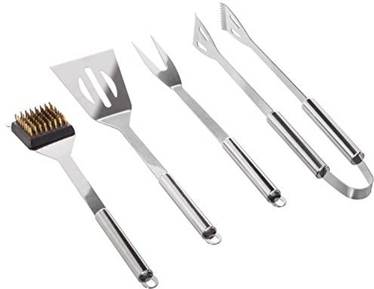 Professionele 5-delige Grillbestekset voor BBQ met Roestvrijstalen Accessoires