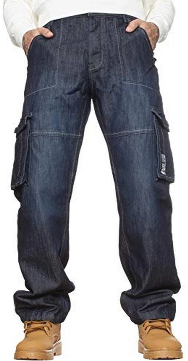 Heren Designer Combat Broek Casual Cargo Jeans - Verschillende Kleuren en Maten