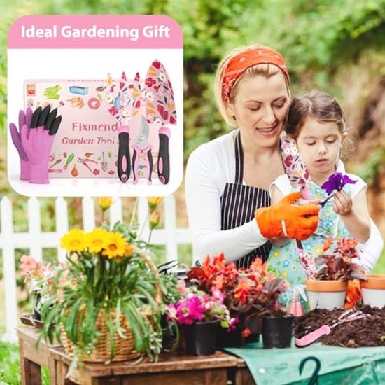 Tuinvriendinnen: 10-delige Tuinset met Bloemenprint - Perfecte Cadeaus voor Verjaardagen, Moederdag, Kerst en Pensionering — afbeelding 2