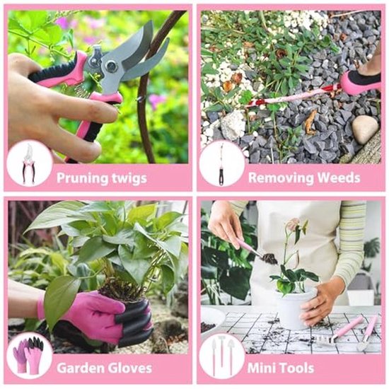 Tuinvriendinnen: 10-delige Tuinset met Bloemenprint - Perfecte Cadeaus voor Verjaardagen, Moederdag, Kerst en Pensionering — afbeelding 3