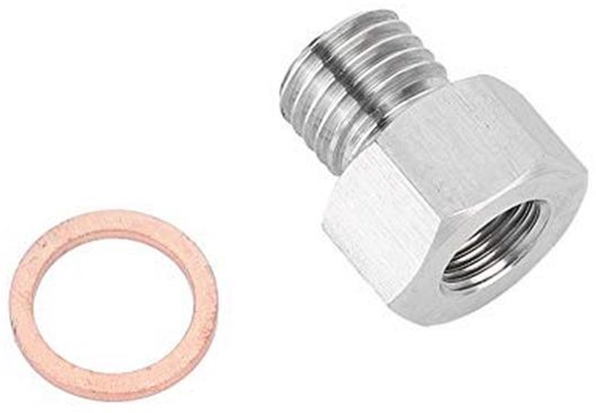 Adapter 1/8" naar M12x1.5 voor airconditioning en luchtslangen