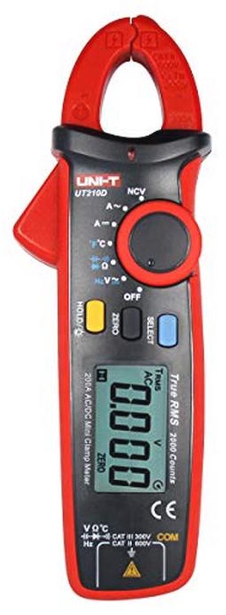 Digitale Multimeter met Automatisch Bereik en Temperatuurmeting - AC/DC Stroommeter, Weerstand, Capaciteit en Frequentiemeting