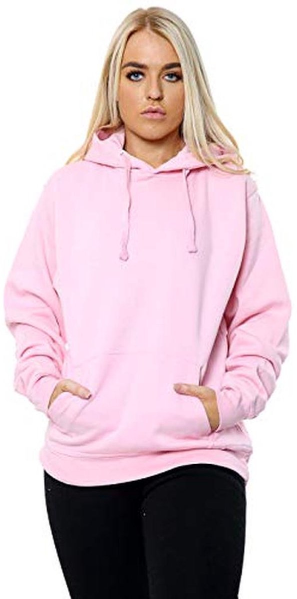 Dames Oversized Pullover Met Capuchon - Babyroze