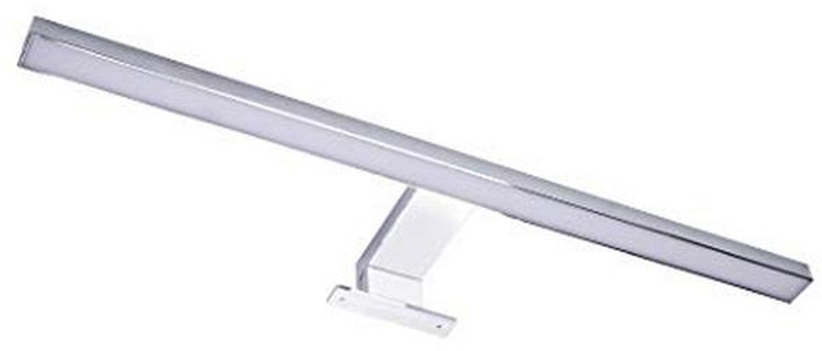 Spiegel met LED verlichting 50 cm chroom wandlamp