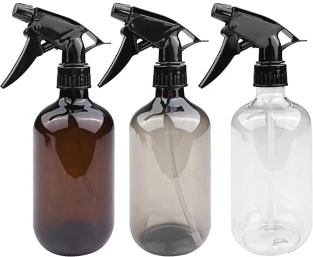 Herbruikbare waterspuitflessen 500 ml - Set van 3 voor planten, bloemen en tuin