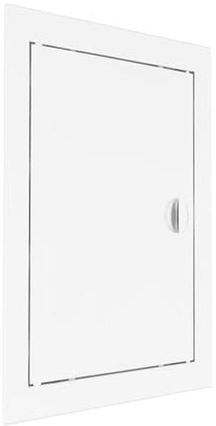 Tempo Softline Stalen Inspectieluik Wit met Vierkantslot