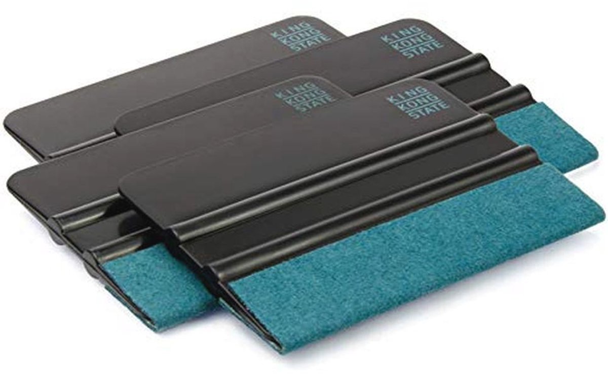 Professionele Rakelset voor Auto Wrapping - 4 Stuks