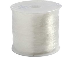 Creativ Company Elastisch Nylon Draad, 0,5 mm 10 m