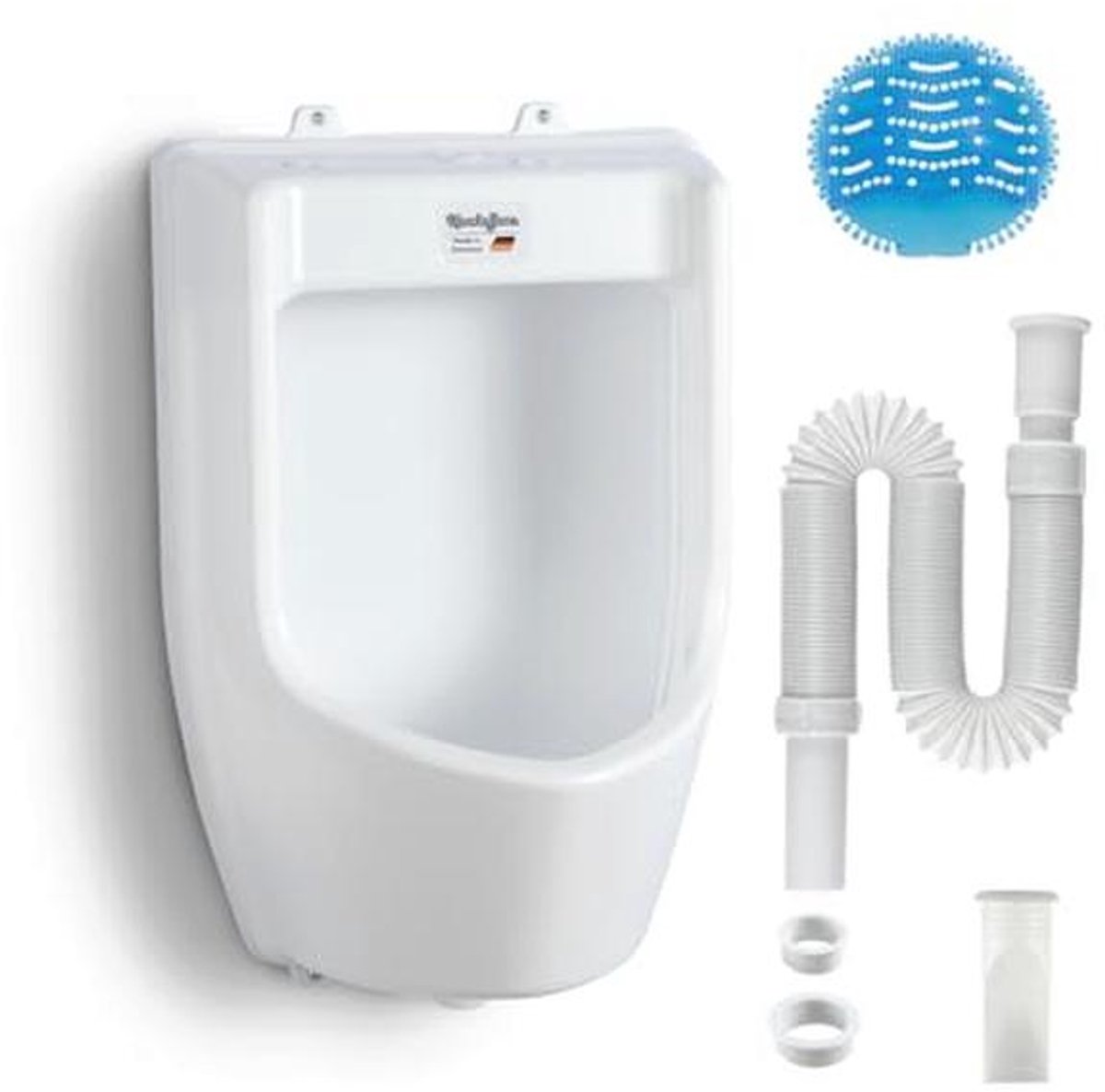 Kunststof urinoir met slang, urinoirzeef en accessoires voor heren - staand toilet voor tuin, huis en camping