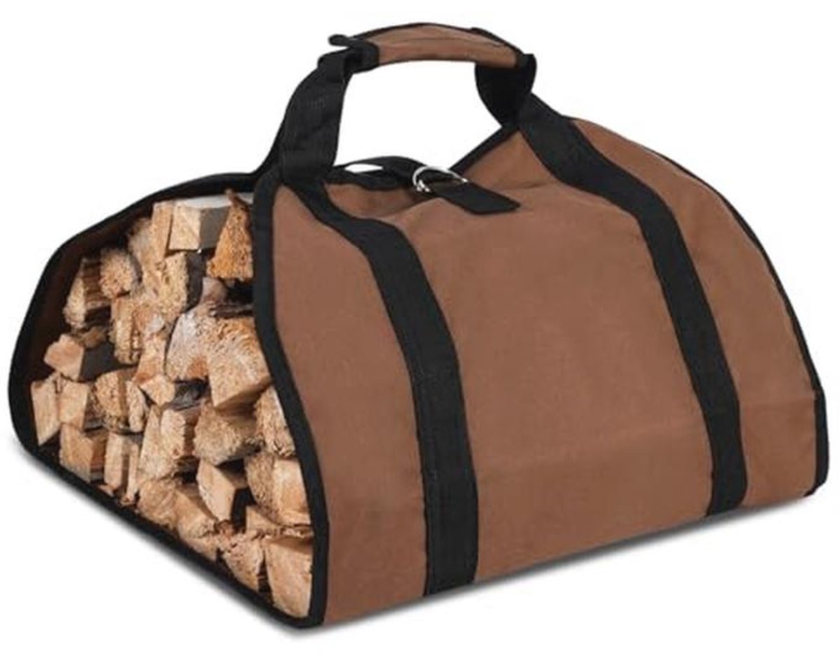 Draagbare Brandhout Tas voor Houttransport en Outdoor Kamperen
