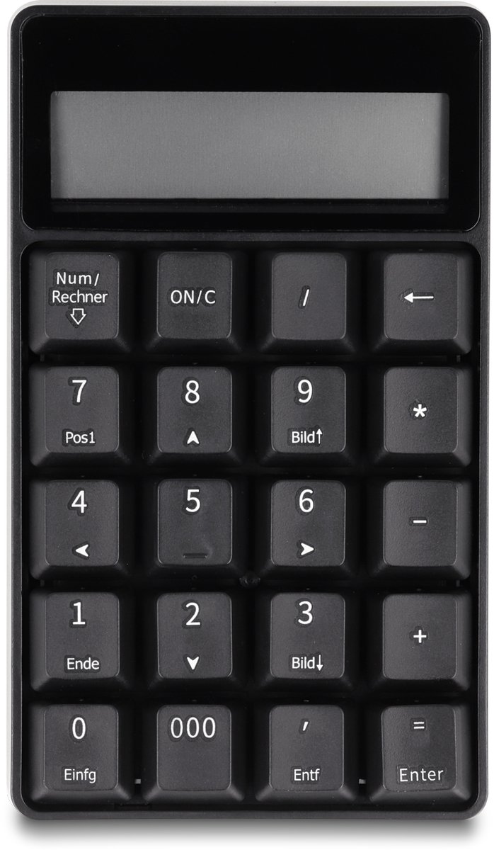 Delock 2 in 1 USB Type-A Keypad with Calculator function 2.4 GHz wireless black