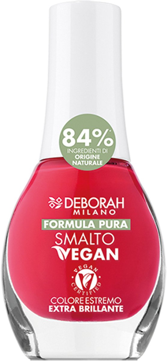 Deborah Milano Formula Pura, 8,5 ml, Rood, Rubin Red, Kleurend, Fles, Borstel