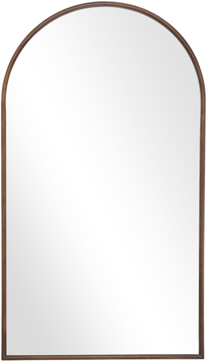 Houten boogspiegel van pawlonia, H 140 cm, MARIA