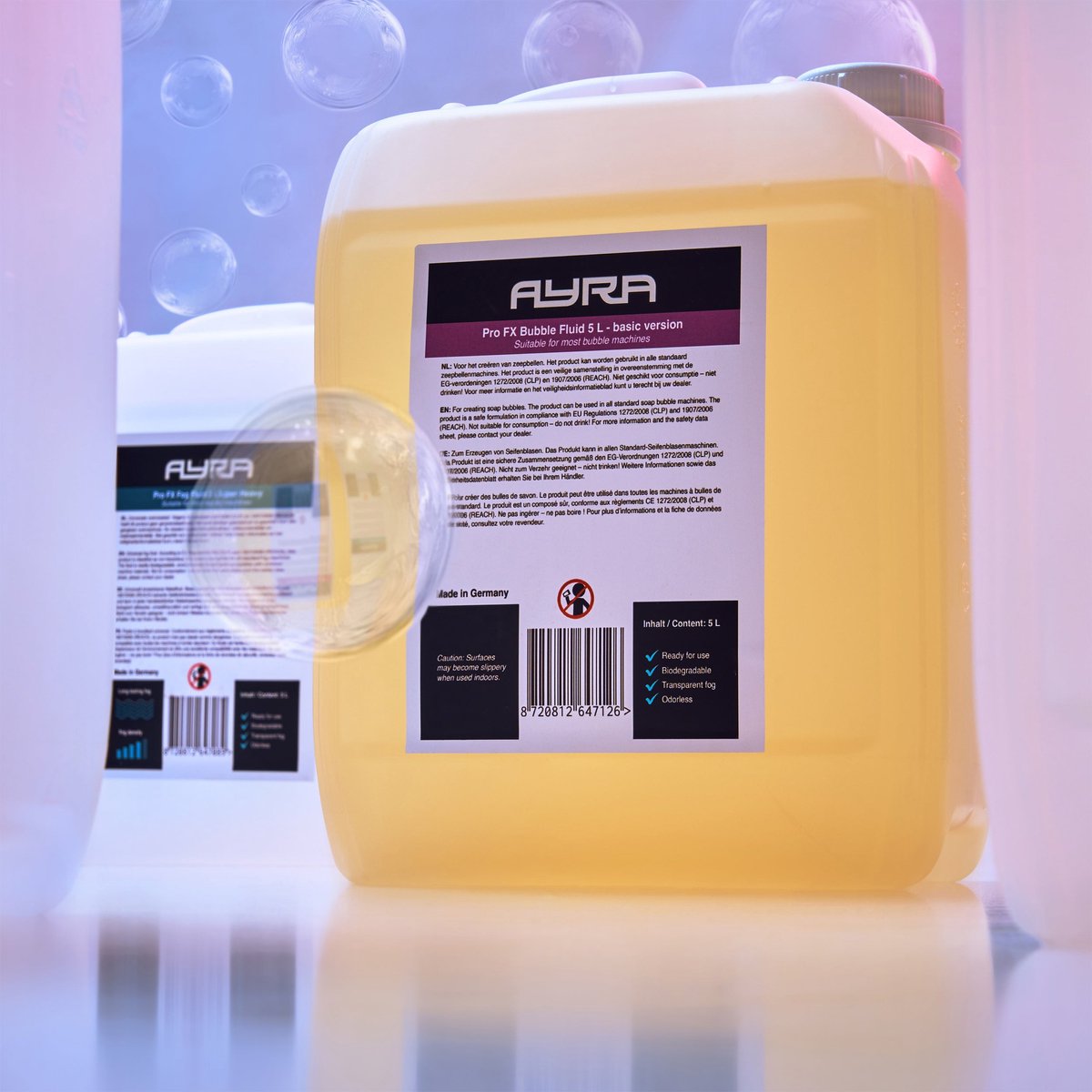 Ayra Pro FX Bubble bellenblaasmachine vloeistof 5 liter