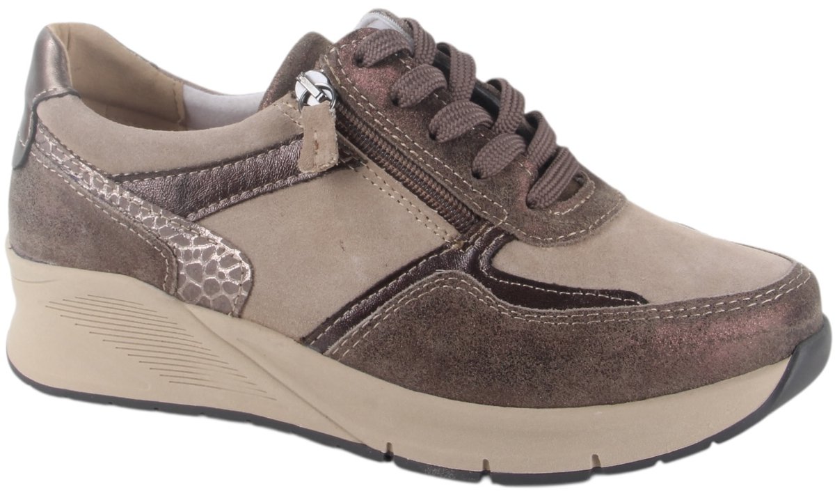 Ti Comos 2360014-470 dames veterschoenen sportief maat 41 beige