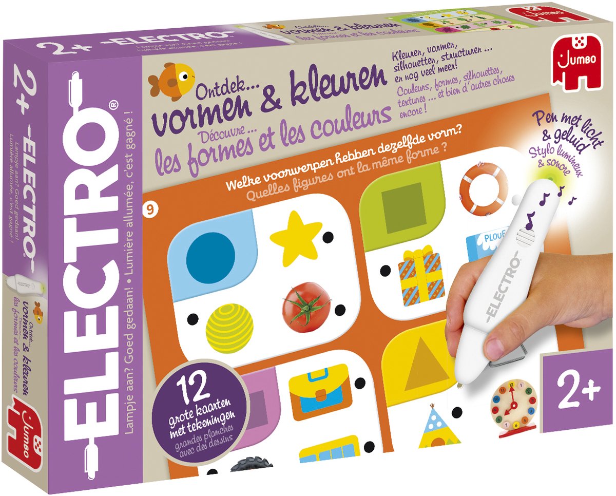 Jumbo - Electro Wonderpen - Ontdek Vormen & Kleuren - Educatief spel - Vanaf 2 jaar — afbeelding 18