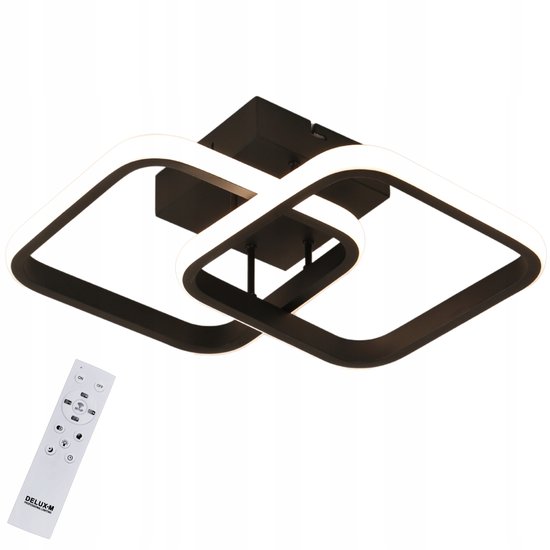 Lampen Vergelijking Site - - Plafondlamp 40 cm incl. LED met afstandsbediening