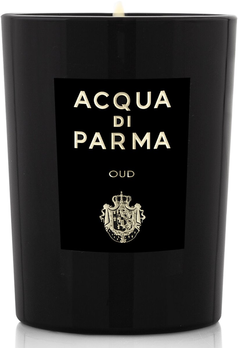 Acqua Di Parma Oud Candela Nel Bicchiere 200 Ml Zwart