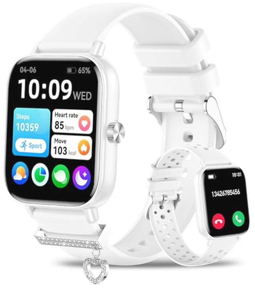 Smartwatch Dames 1,85 inch - Stijlvolle en Slimme Horloge voor Vrouwen