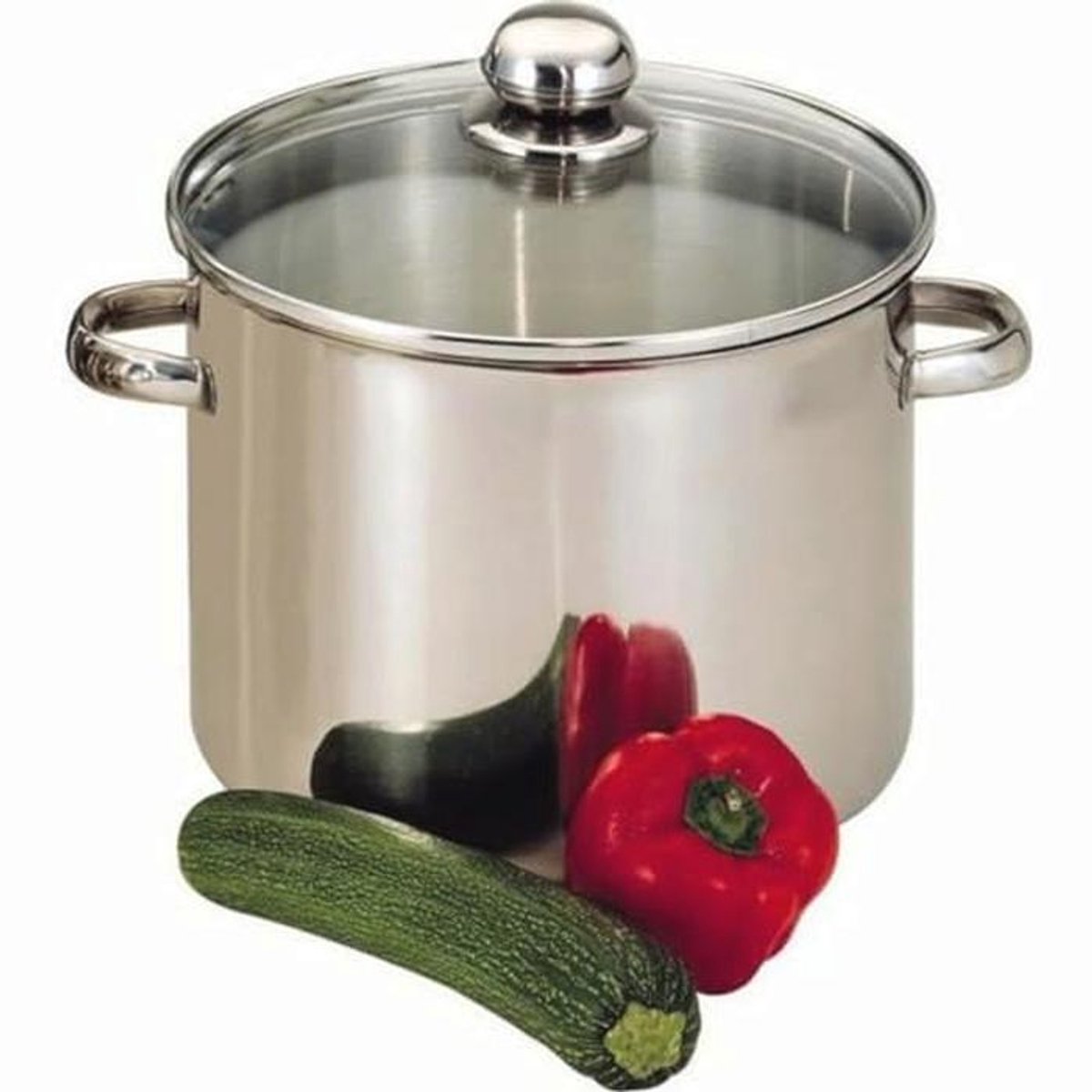 Catering voorraadpot met deksel - 16L, 30 cm diameter