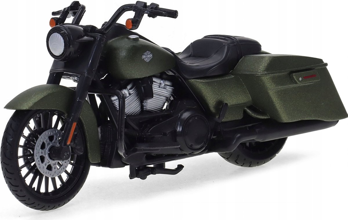 Maisto Harley-Davidson Road King Speciaal 1:18 Groen Model