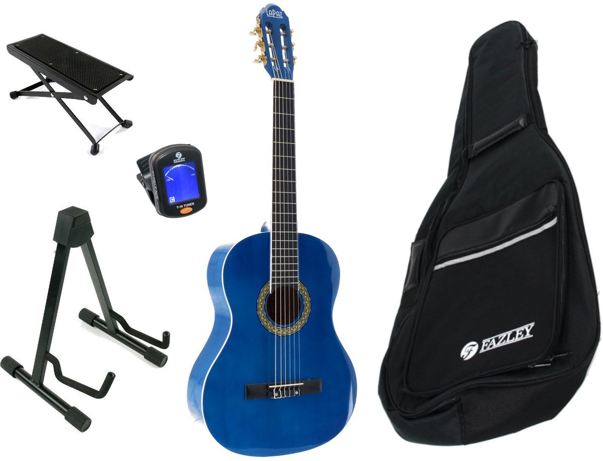 Klassieke gitaar 4/4 - LaPaz 002 - Blauw