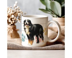 Mok - 330 ML - Hond - Berner Sennen - Koffiemok - Theemok - Thee of Koffie - Koffiebeker - Koffietas Geschenk Cadeau