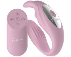 Teazers – Bunny Couple Vibrator met afstandsbediening – Roze