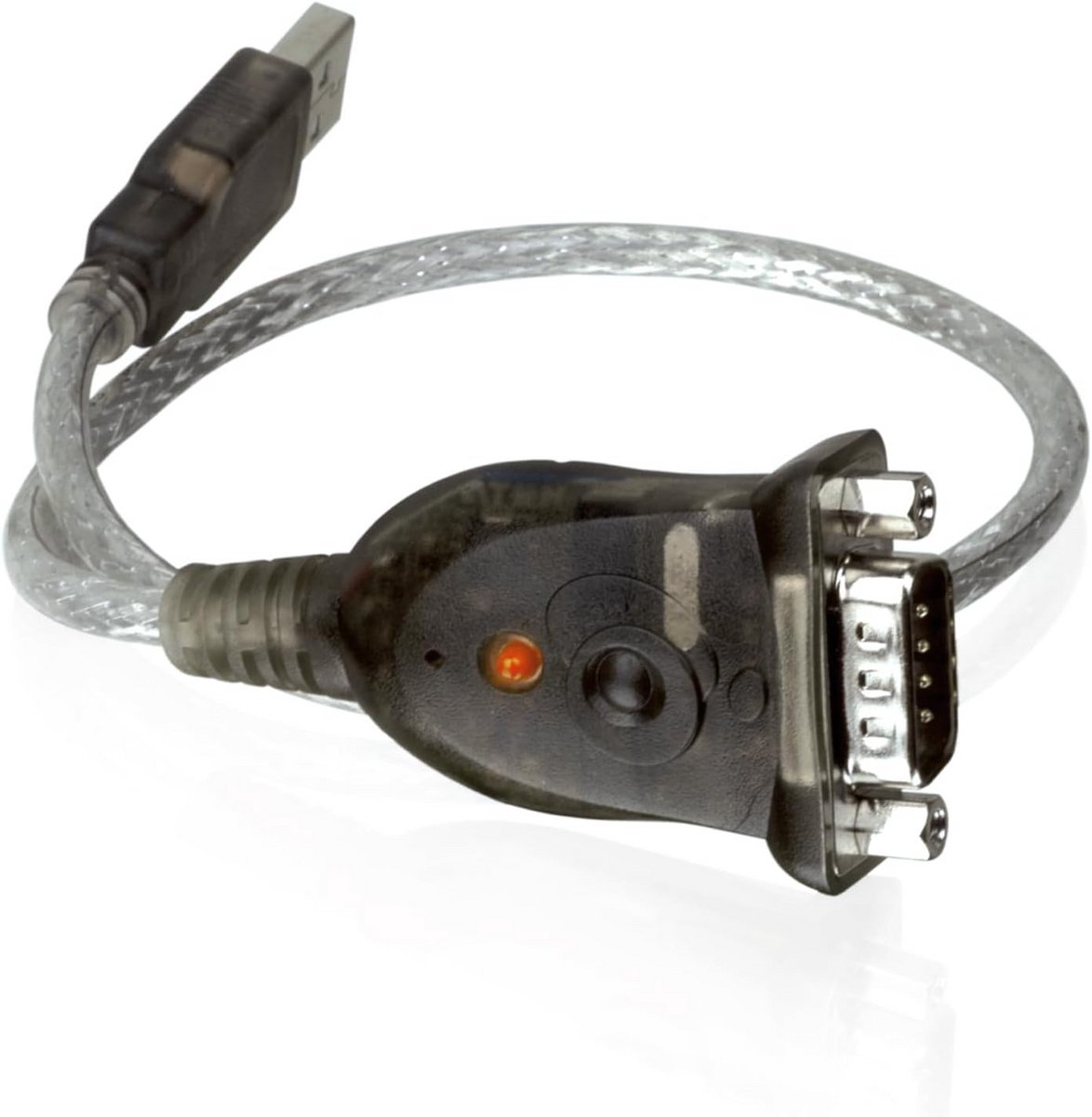 USB naar RS232 Seriële Adapter met DB9 Mannelijke Connector voor Windows en Mac