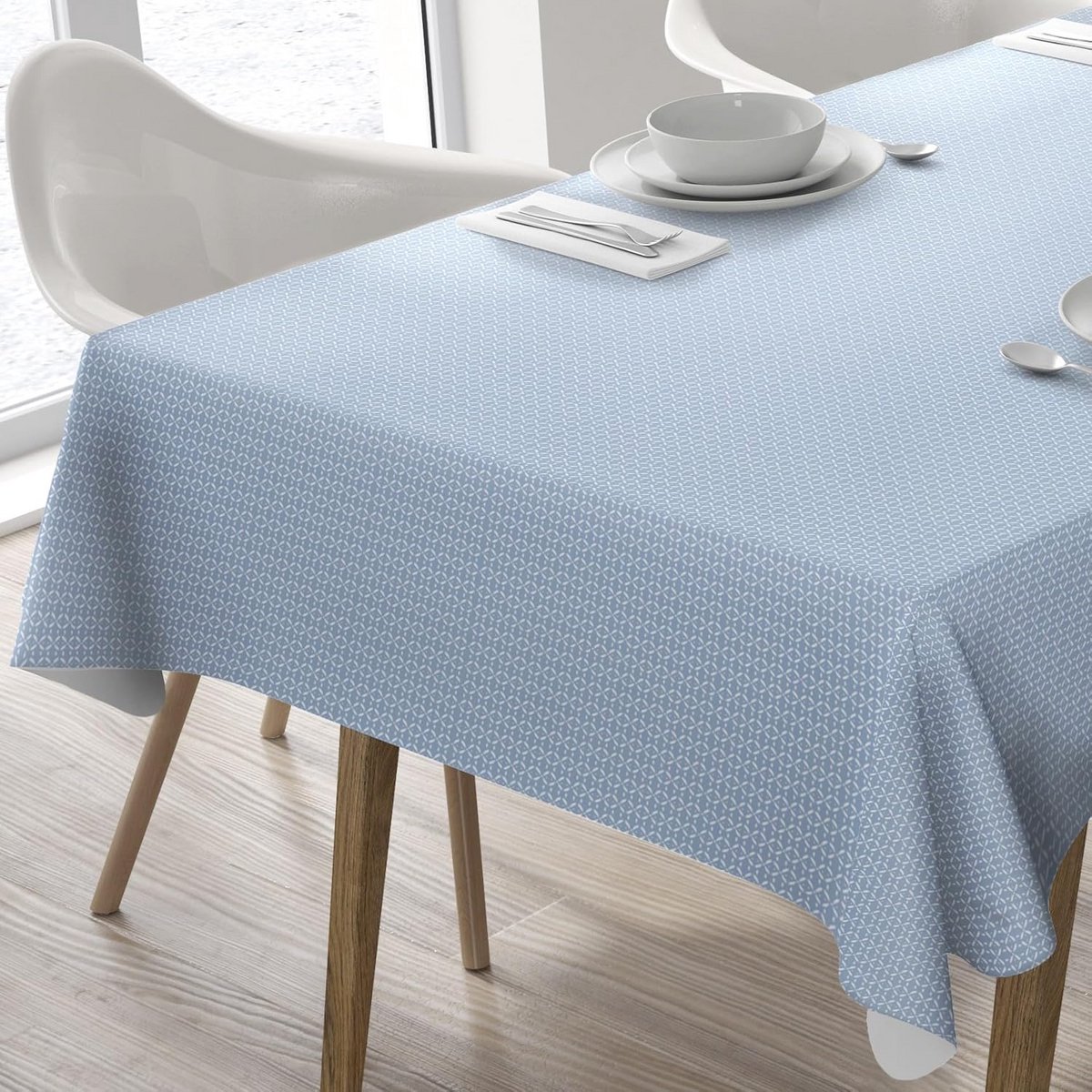 Rechthoekig Tafelkleed PVC Afwasbaar Rechthoek 140x180 cm Geel