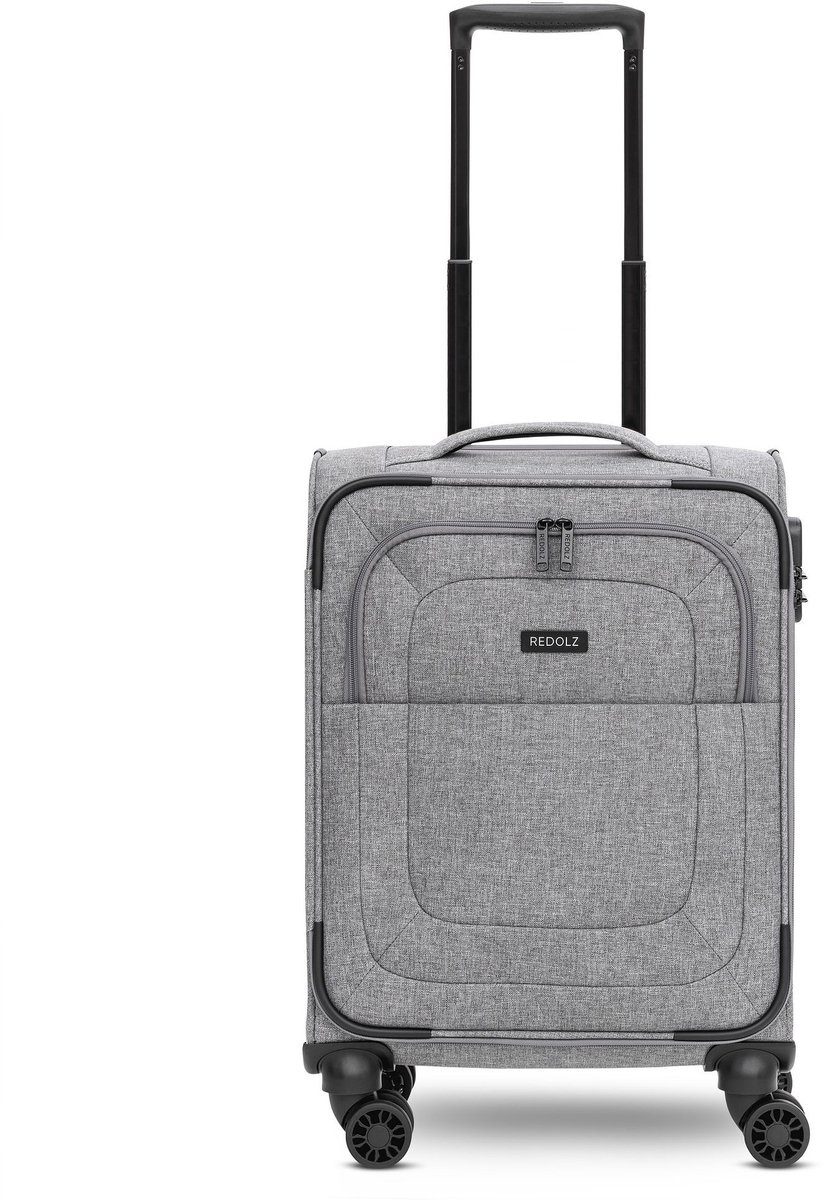 REDOLZ trolley Essentials 12 Trolley 4 Wheels Grey antraciet 55cm