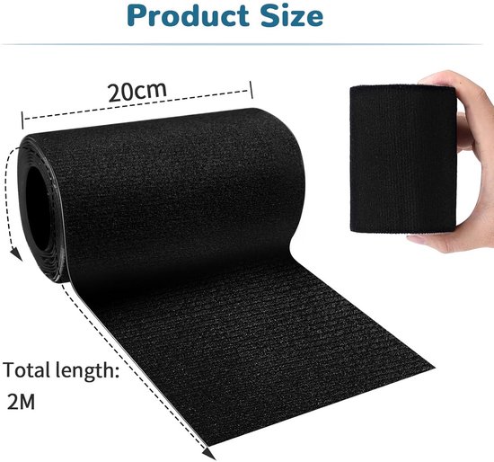 Eurovent® FLEXBIT 150 mm x 10 strekkende meter dakdekkerband bitumenband, afdichtingstape, zelfklevende reparatietape (antraciet (RAL7016